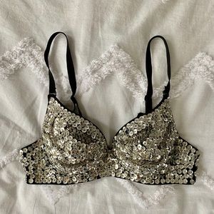Sequin Bra Top 34B